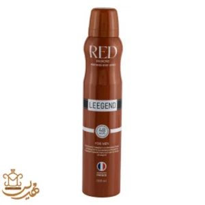 اسپری بدن رد دایموند مدل لجند قهوه ای (لجند امپر) حجم 200 میل | Red Diamond Leegend